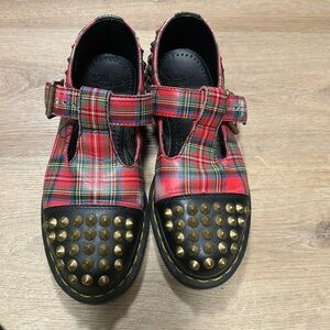 Plaid Dr. Martens Mary Jane’s